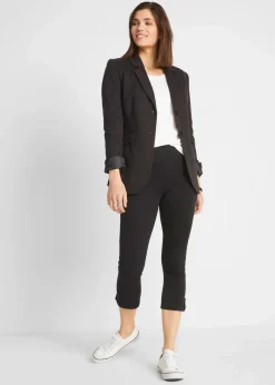 bonprix Basics|Hosen^3/4 Capri-Leggings schwarz