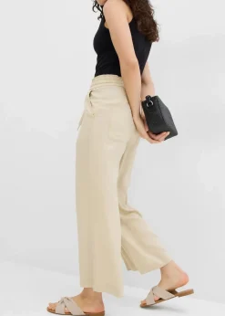 bonprix Hosen|Bekleidung·Kleider^7/8- Schlupfhose aus Lyocell hellsand