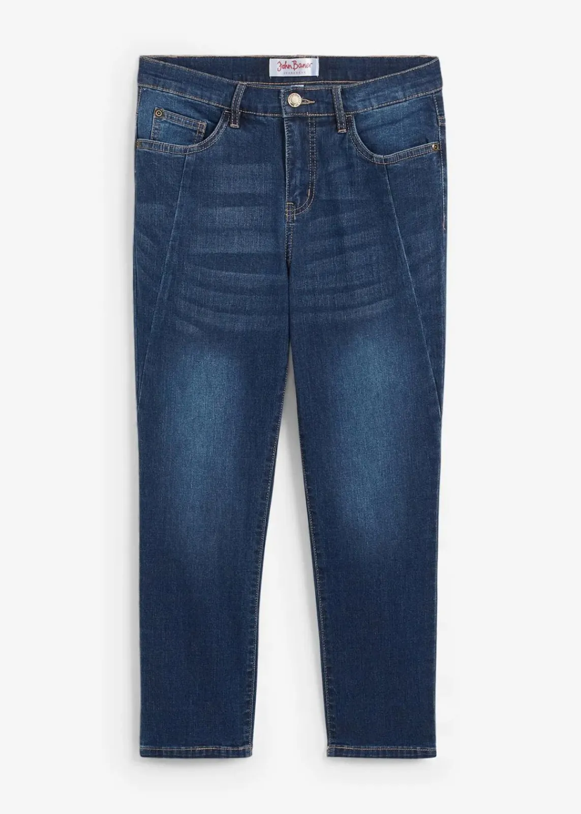bonprix Jeans^7/8 Slim Fit Ultra-Soft-Jeans dunkelblau used