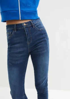 bonprix Jeans^7/8 Slim Fit Ultra-Soft-Jeans dunkelblau used