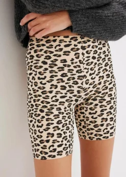 bonprix Bekleidung·Kleider|Hosen^Anti-Scheuer Radler mit kühlendem Material leoparden muster