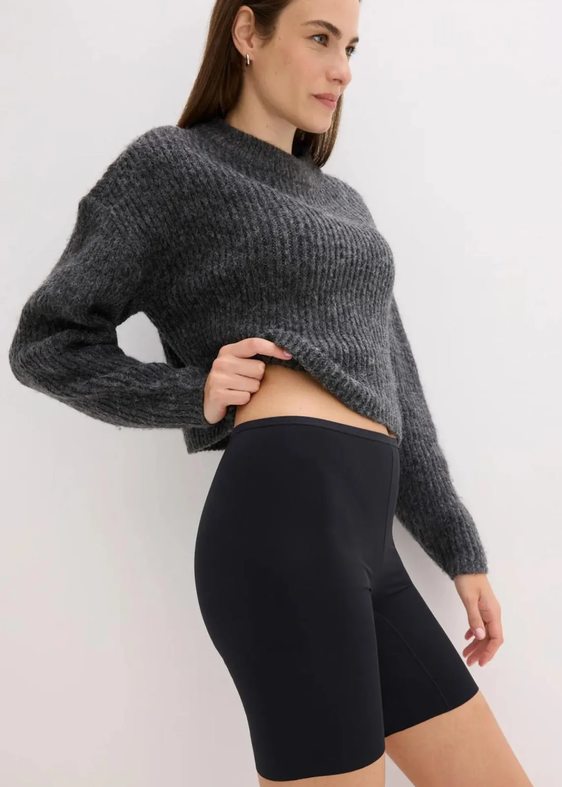 bonprix Bekleidung·Kleider|Hosen^Anti-Scheuer Radler mit kühlendem Material schwarz