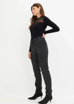 bonprix Hosen|Festliche Mode^Anzughose aus feinem Satin schwarz
