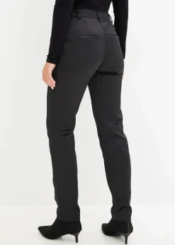 bonprix Kurzgrößen|Bekleidung·Kleider^Anzughose aus feinem Satin schwarz