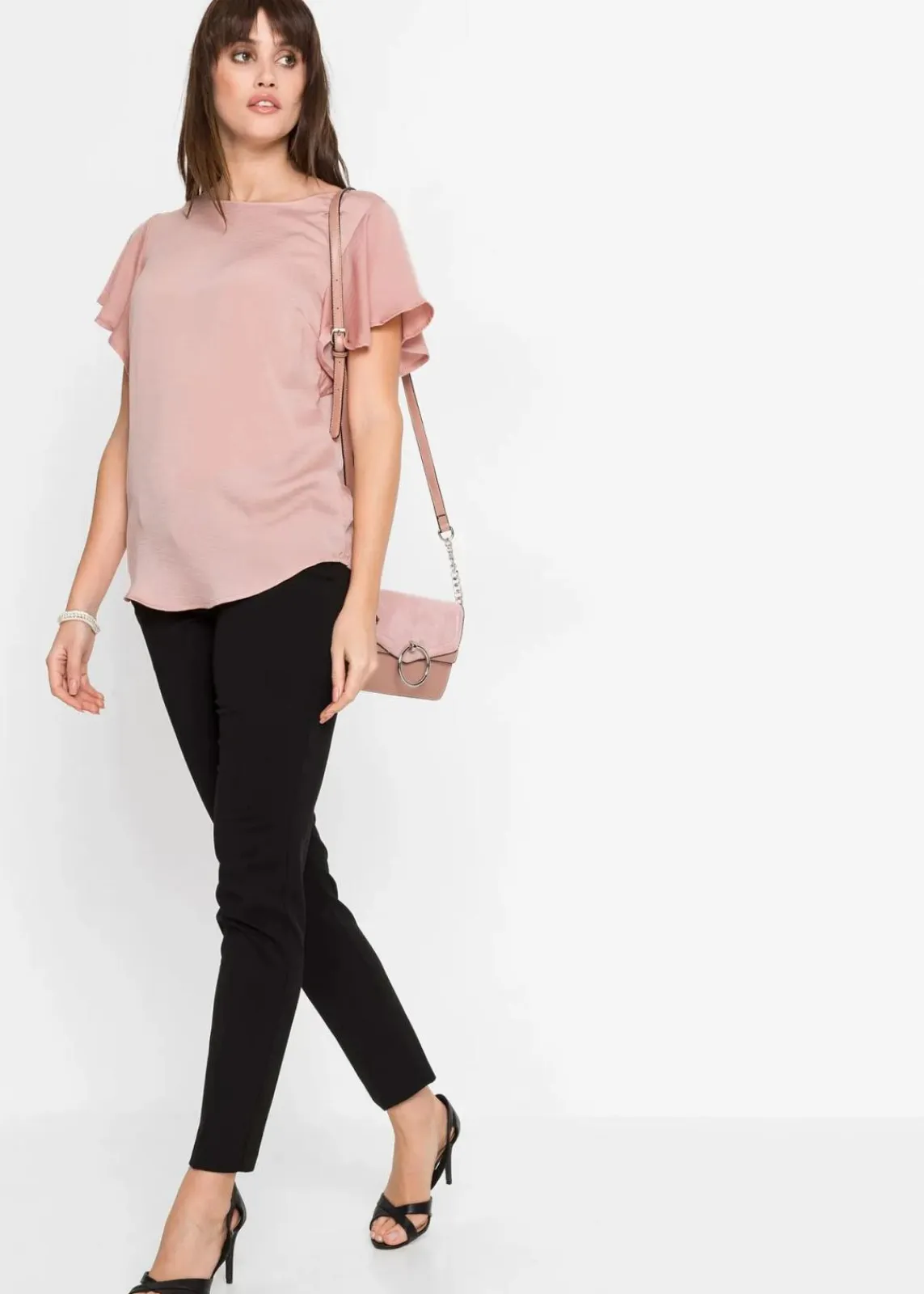 bonprix Kurzgrößen|Bekleidung·Kleider^Anzugshose schwarz