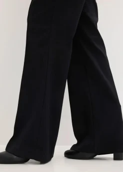 bonprix Bekleidung·Kleider|Hosen^Anzugshose flared schwarz