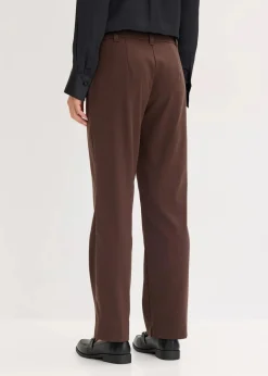 bonprix Bekleidung·Kleider|Hosen^Anzugshose mit Schlitzen dunkelbraun
