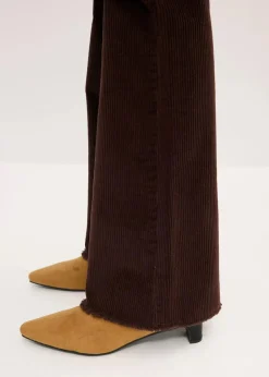 bonprix Hosen^Ausgestellte Cordhose dunkelbraun