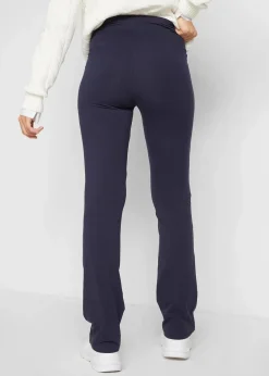 bonprix Hosen|Nachhaltigere Materialien^ausgestellte Leggings dunkelblau