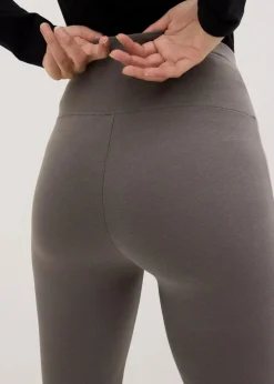 bonprix Hosen|Nachhaltigere Materialien^ausgestellte Leggings dunkelgrau
