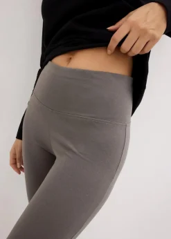 bonprix Hosen|Nachhaltigere Materialien^ausgestellte Leggings dunkelgrau