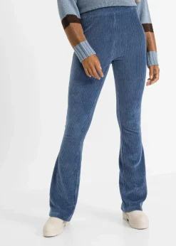 bonprix Hosen|Bekleidung·Kleider^Ausgestellte Leggings in Cordoptik indigo