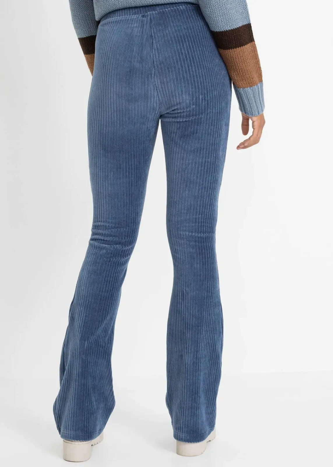 bonprix Hosen|Bekleidung·Kleider^Ausgestellte Leggings in Cordoptik indigo