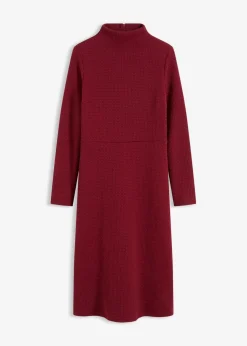 bonprix Kleider|Nachhaltigere Materialien^Ausgestelltes Midikleid rubinrot