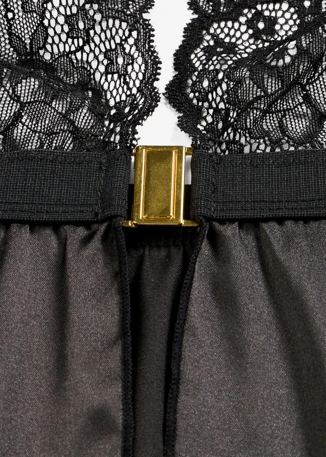bonprix Wäsche·Corsagen & Negligés|Wäsche·Dessous^Babydoll + String (2-tlg.Set) schwarz