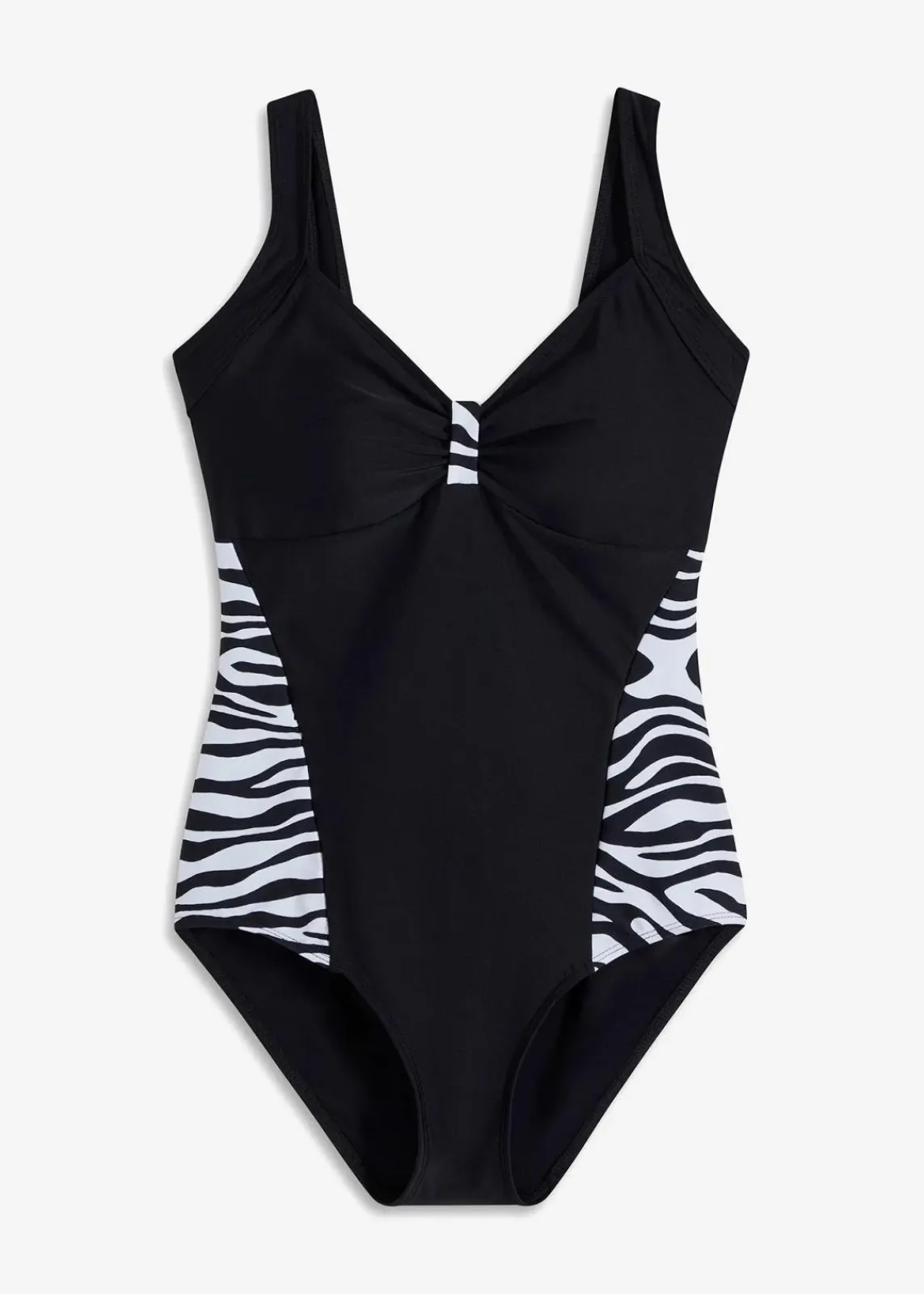 bonprix Nachhaltigere Materialien|Badeanzüge^Badeanzug schwarz/weiß zebra