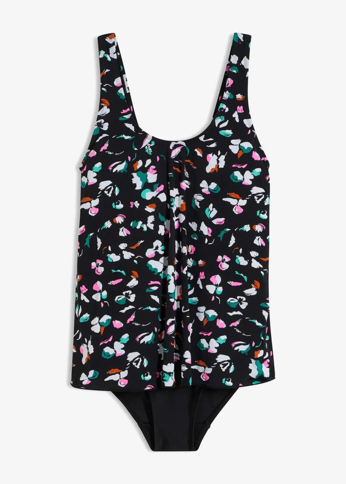 bonprix Nachhaltigere Materialien|Badeanzüge^Badeanzug in Tankinioptik schwarz floral