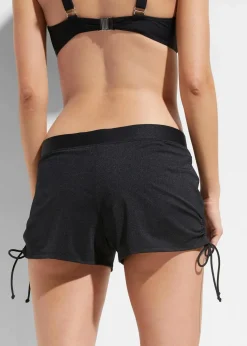 bonprix Bedeckende Bademode|Sport Bademode^Badeshorts mit Innenslip schwarz