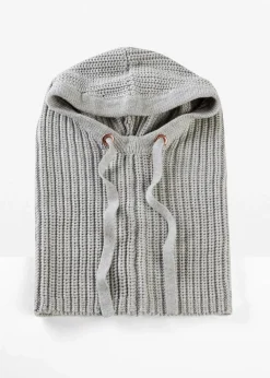 bonprix Schals & Tücher|Schuhe & Accessoires In Spezialgrößen·Tücher & Ponchos^Balaclava hellgrau meliert