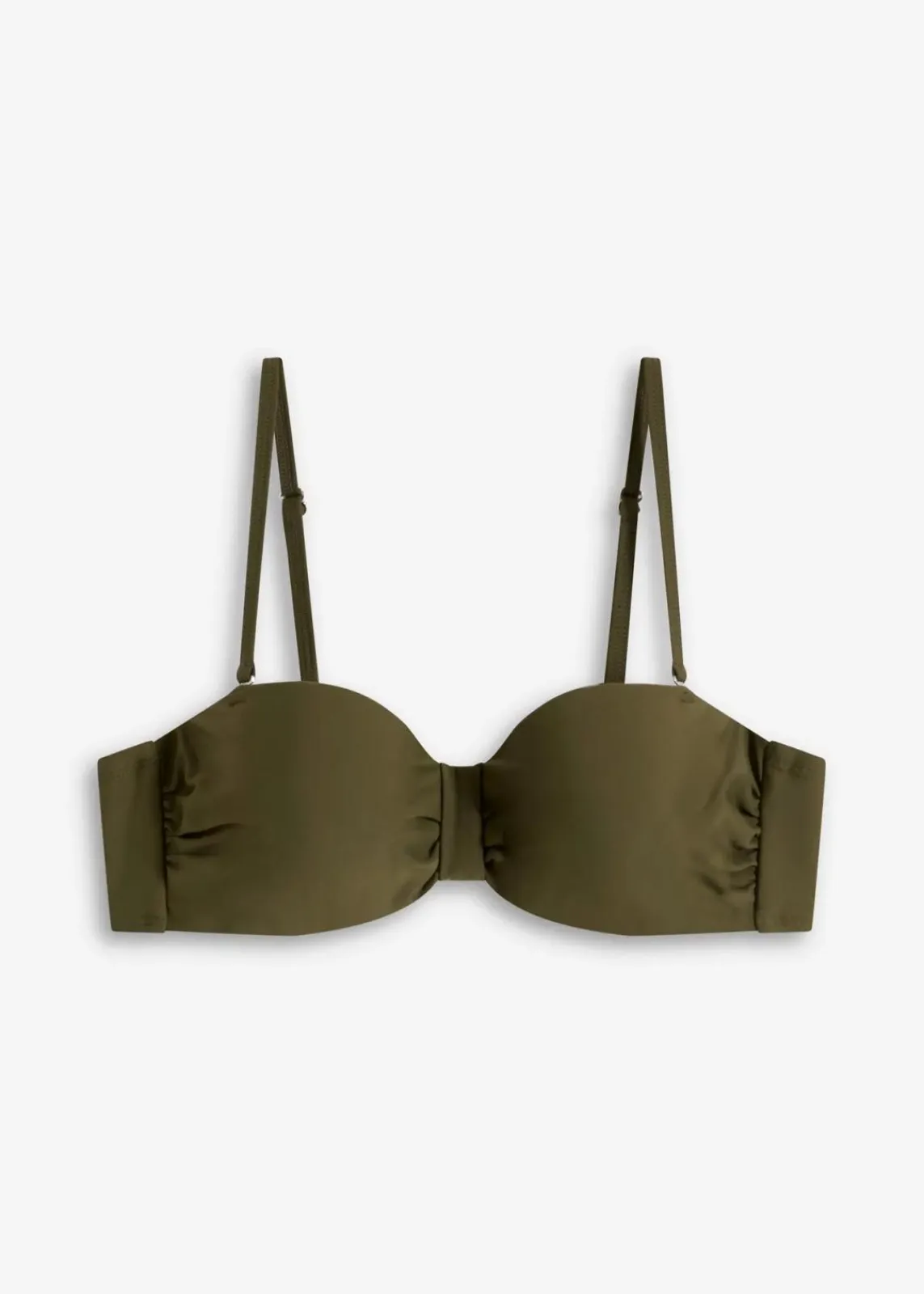 bonprix Nachhaltigere Materialien|Bademode·Bikinis^Balconette Bikini Oberteil dunkeloliv