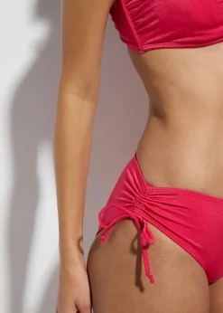 bonprix Große Cups D-F|Nachhaltigere Materialien^Balconette-Bikini aus glänzendem Material (2-tlg.Set) pink