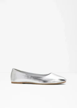 bonprix Sommerschuhe^Ballerinas silber metallic