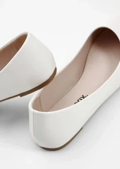 bonprix Schuhe & Accessoires In Spezialgrößen·Schuhe In Übergröße|Sommerschuhe^Ballerinas weiß