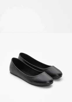 bonprix Sommerschuhe|Schuhe & Accessoires In Spezialgrößen·Schuhe In Übergröße^Ballerinas schwarz