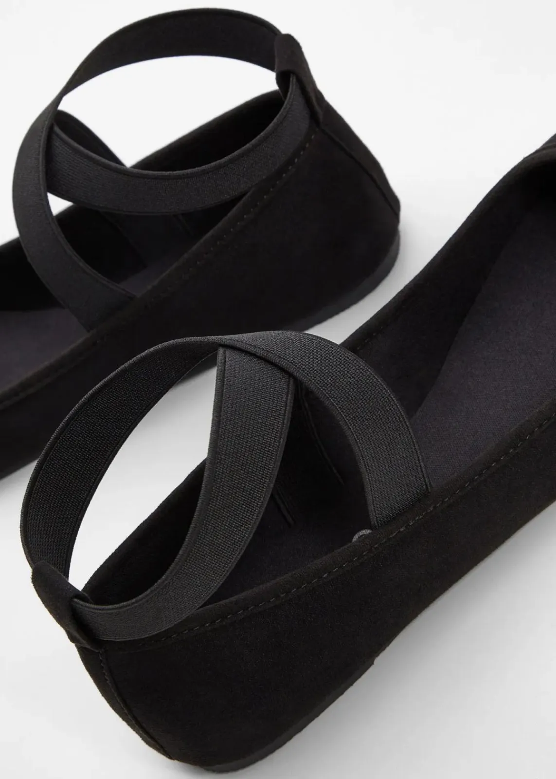 bonprix Sommerschuhe|Schuhe & Accessoires In Spezialgrößen·Schuhe In Übergröße^Ballerinas mit elastischen Riemen schwarz