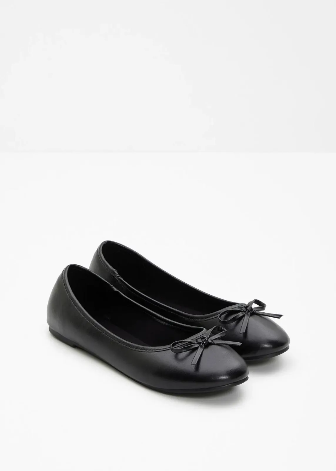 bonprix Sommerschuhe|Schuhe & Accessoires In Spezialgrößen·Schuhe In Übergröße^Ballerinas mit Schleife schwarz