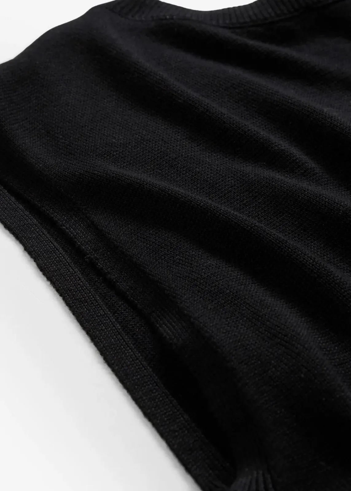 bonprix Bekleidung·Umstandsmode|Strickmode^Ballonförmiges Stricktop aus feiner Viskose schwarz