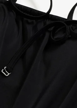 bonprix Nachhaltigere Materialien|Badeanzüge^Bandeau-Badeanzug mit abnehmbaren Trägern schwarz