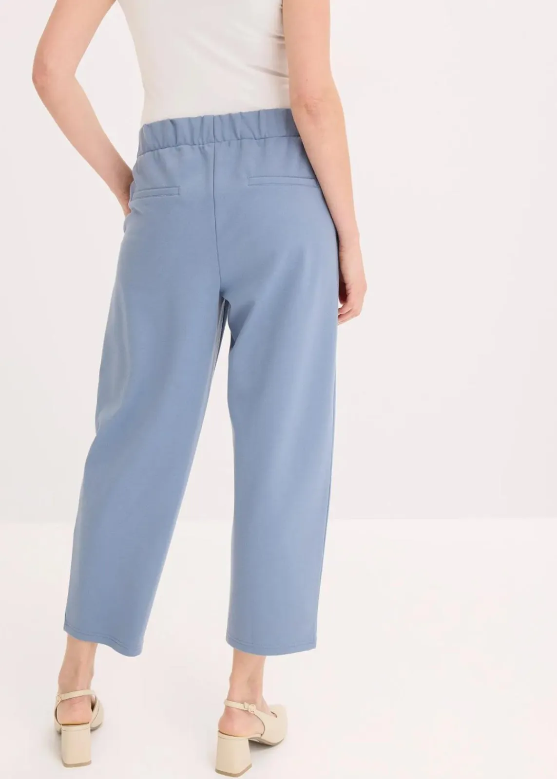 bonprix Bekleidung·Kleider|Hosen^Barell-Hose mit Bundfalten rauchblau