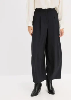 bonprix Bekleidung·Kleider|Hosen^Barrel-Hose aus Viskose-Mix schwarz