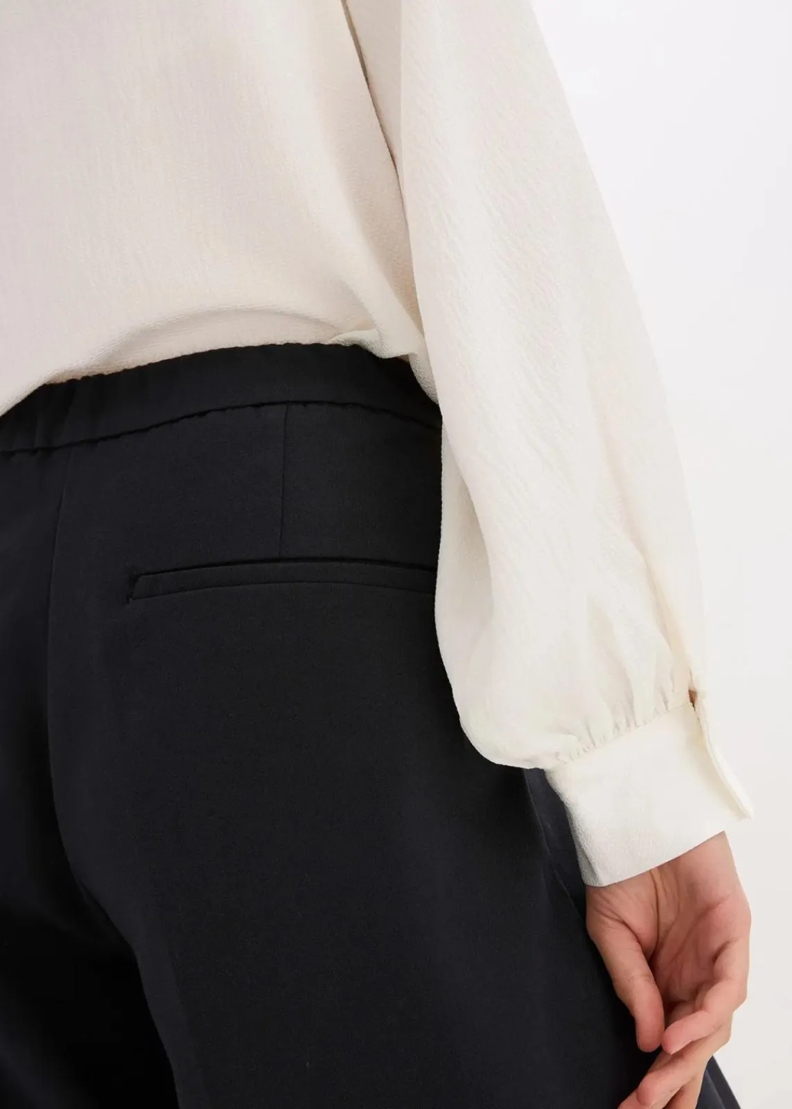 bonprix Bekleidung·Kleider|Hosen^Barrel-Hose aus Viskose-Mix schwarz