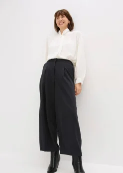 bonprix Bekleidung·Kleider|Hosen^Barrel-Hose aus Viskose-Mix schwarz