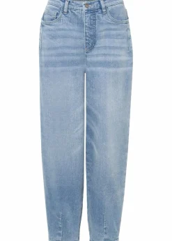 bonprix Jeans|Bekleidung·Shirts & Tops^Barrel-Jeans, High Waist, Bio-Baumwolle hellblau denim