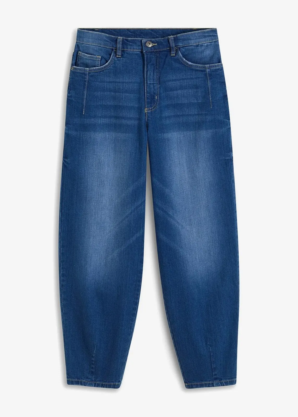bonprix Jeans|Bekleidung·Shirts & Tops^Barrel-Jeans, High Waist, Bio-Baumwolle blau denim