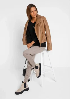 bonprix Bekleidung·Umstandsmode|Strickmode^Basic Feinstrickjacke mit recycelter Baumwolle schwarz