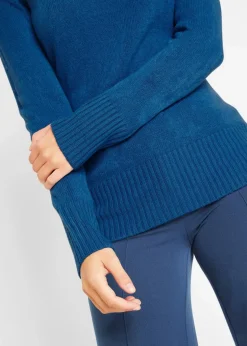 bonprix Bekleidung·Röcke|Bekleidung·Jeans^Basic Rollkragenpullover polarblau