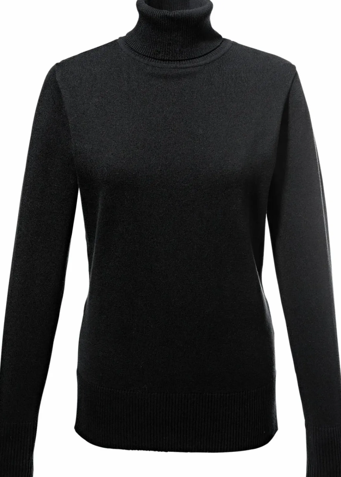 bonprix Bekleidung·Umstandsmode|Strickmode^Basic Rollkragenpullover schwarz