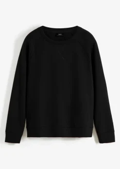 bonprix Sweat|Basics^Basic Sweatshirt schwarz