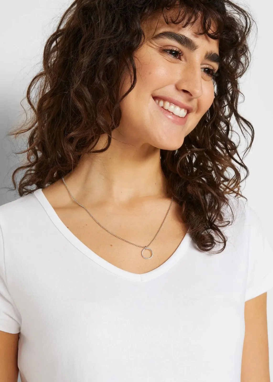 bonprix Bekleidung·Blazer|Nachhaltigere Materialien^Basic Umstandsshirts aus Bio-Baumwolle, (2er-Pack) schwarz+weiß