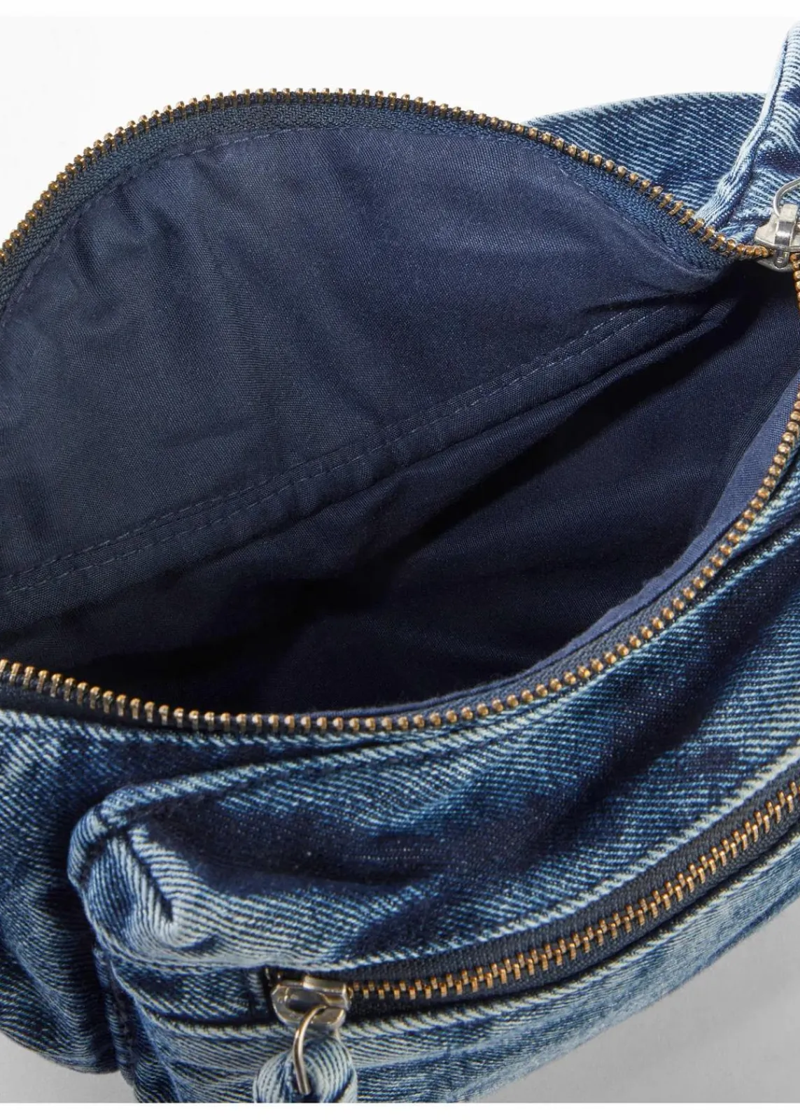 bonprix Taschen^Bauchtasche aus Denim blau denim