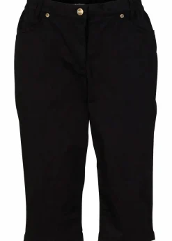 bonprix Hosen|Shorts^Baumwoll-Bermuda mit Bequembund schwarz