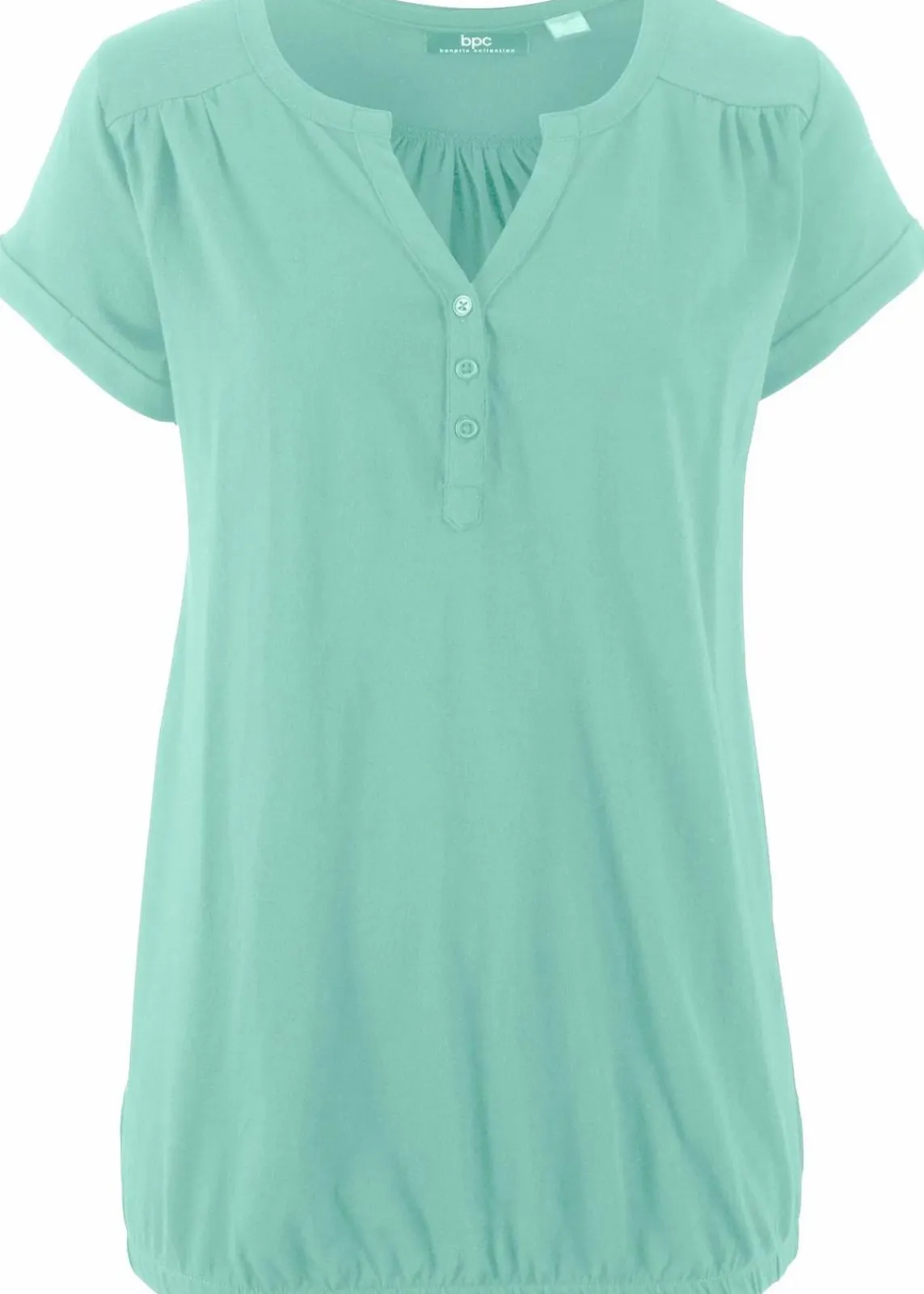 bonprix Shirts & Tops^Baumwoll-Shirt, Kurzarm hellmint