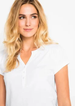 bonprix Shirts & Tops^Baumwoll-Shirt, Kurzarm hellmint