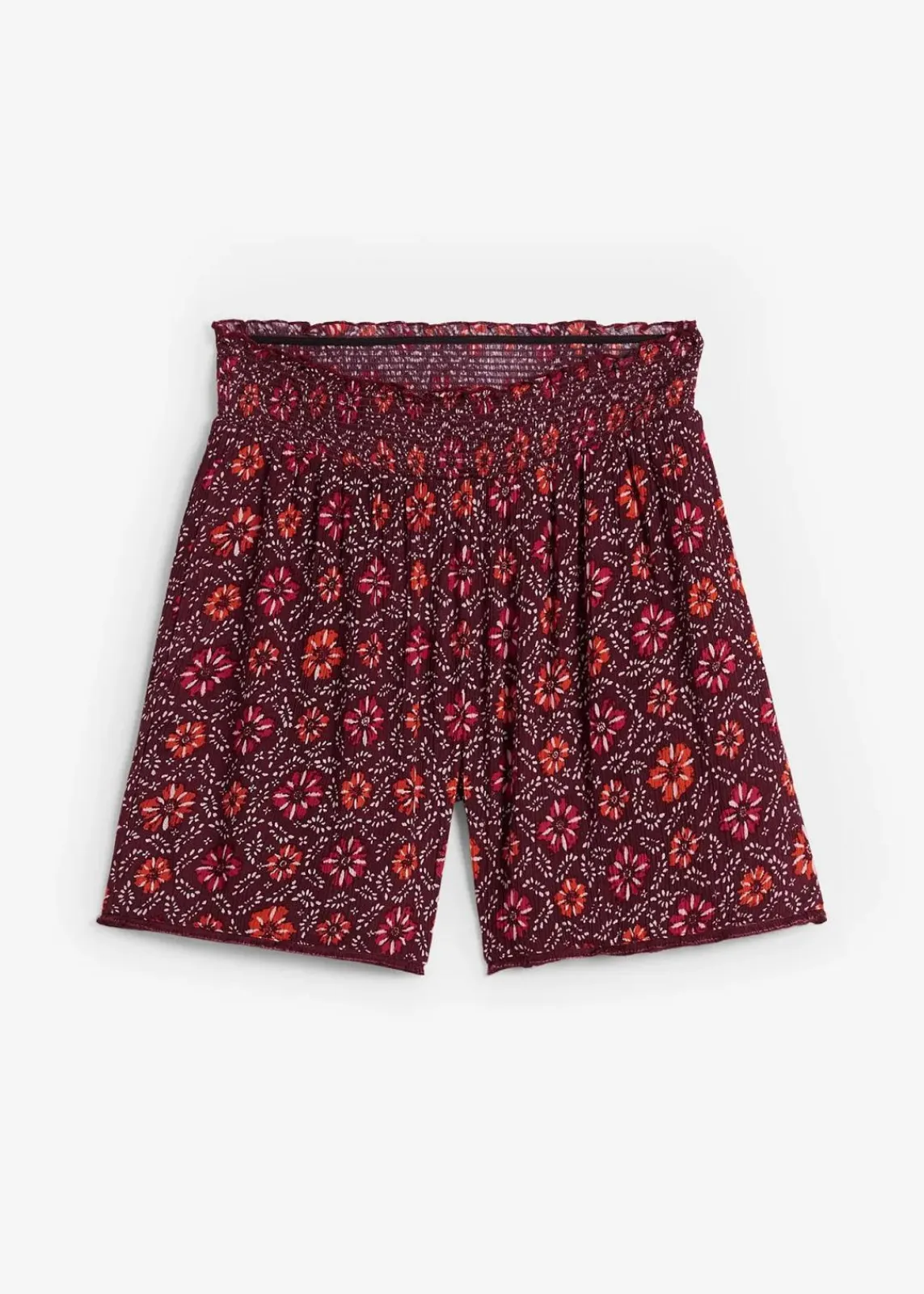 bonprix Bekleidung·Outdoorbekleidung|Bekleidung·Kleider^Bedruckte Schlupf-Shorts mit Gummibund dunkelbeere bedruckt