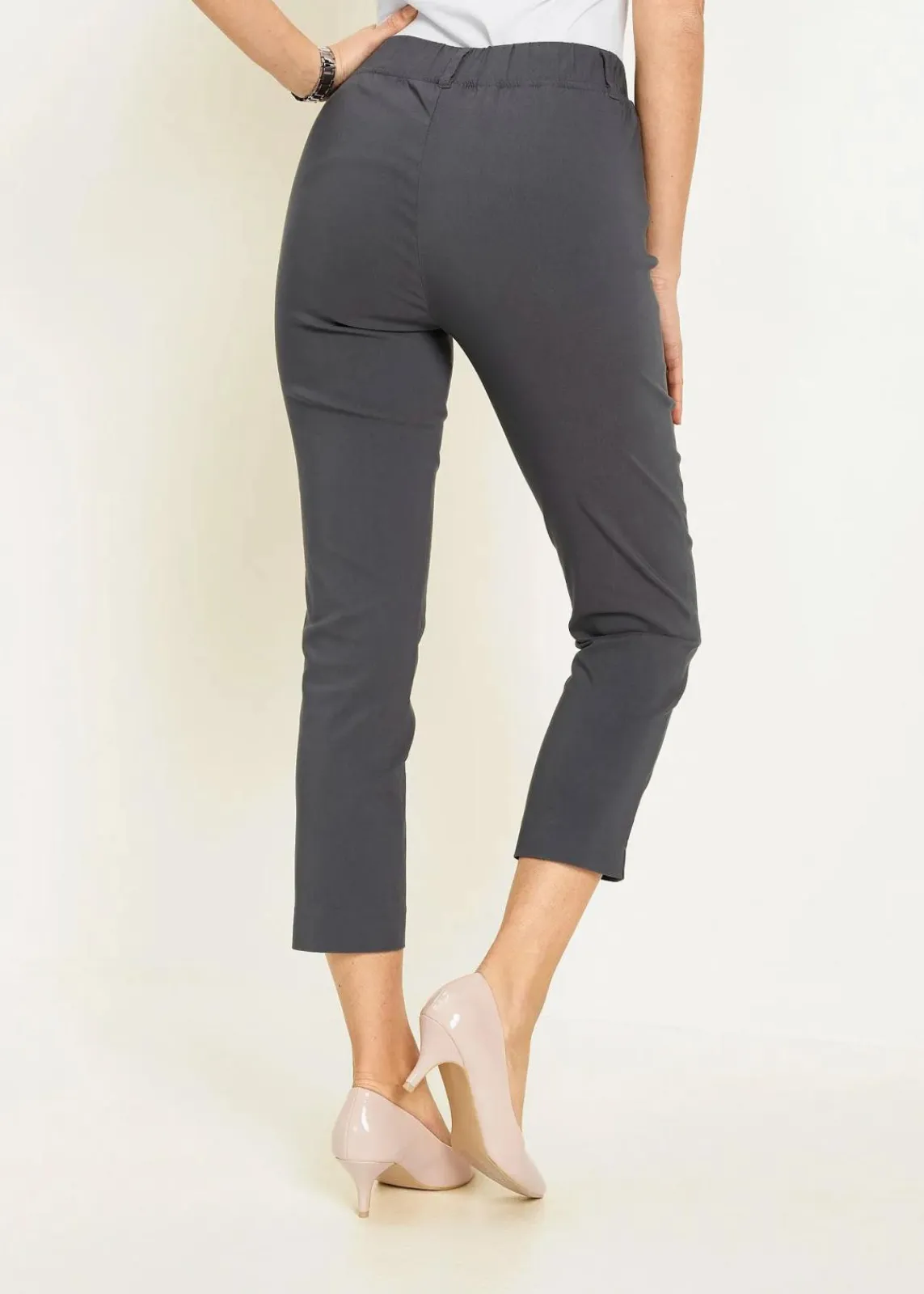 bonprix Hosen|Bekleidung·Kleider^Bengalin schiefergrau