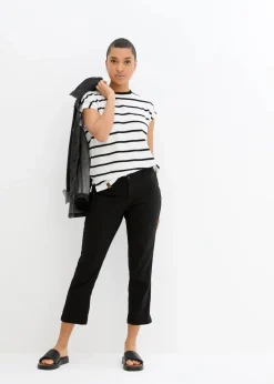 bonprix Hosen^Bengalin-7/8-Hose schwarz